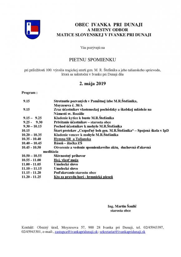 Pozvánka -Štefánik 2019.jpg Pozvánka -Štefánik 2019.jpg